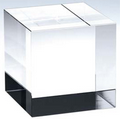 Straight Cube Award - Optic Crystal (4"x4"x4")